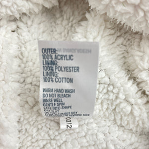 Girls Anko, thick fleece lined knit zip hoodie sweater, EUC, size 4,  