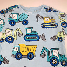 Load image into Gallery viewer, Boys Anko, cotton tee / top, diggers, EUC, size 9,  