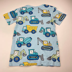 Boys Anko, cotton tee / top, diggers, EUC, size 9,  