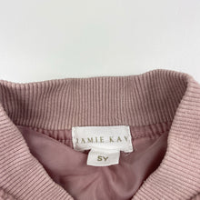 Load image into Gallery viewer, Girls Jamie Kay, lined pink fleece jacket, FUC, size 5,  