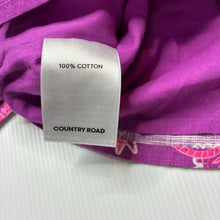 Load image into Gallery viewer, Girls Country Road, lined cotton long sleeve top, EUC, size 000,  