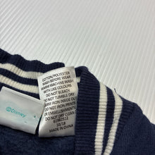 Load image into Gallery viewer, Boys Disney, Mickey Mouse fleece lined varsity style sweater, GUC, size 1,  