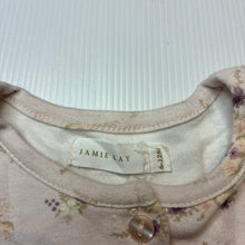 Load image into Gallery viewer, Girls Jamie Kay, floral organic cotton dress, EUC, size 0, L: 40cm