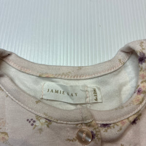 Girls Jamie Kay, floral organic cotton dress, EUC, size 0, L: 40cm