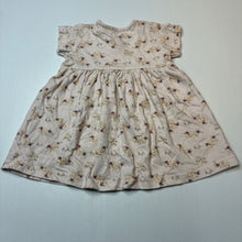 Load image into Gallery viewer, Girls Jamie Kay, floral organic cotton dress, EUC, size 0, L: 40cm