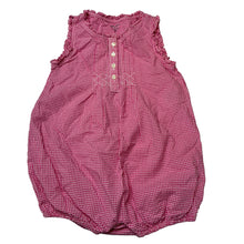 Load image into Gallery viewer, Girls Ralph Lauren, gingham lightweight cotton romper, EUC, size 1-2,  