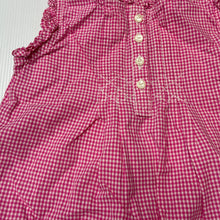 Load image into Gallery viewer, Girls Ralph Lauren, gingham lightweight cotton romper, EUC, size 1-2,  