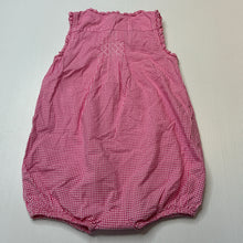 Load image into Gallery viewer, Girls Ralph Lauren, gingham lightweight cotton romper, EUC, size 1-2,  