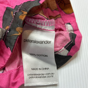 Girls Peter Alexander, lightweight cotton short sleeve top, dogs, EUC, size 000,  
