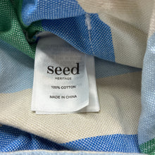 Load image into Gallery viewer, Boys Seed, striped lightweight cotton overalls / shortalls, EUC, size 0,  