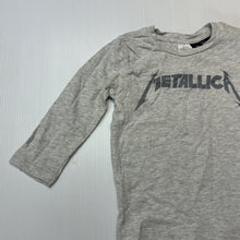 Load image into Gallery viewer, Boys Cotton On, METALLICA cotton long sleeve tee / top, FUC, size 1,  