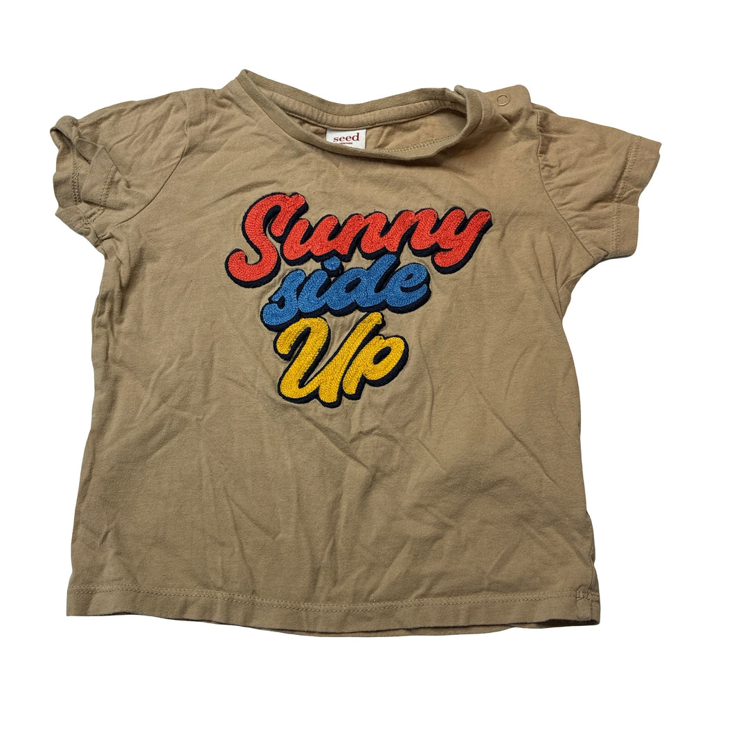 Unisex Seed, cotton tee / top, GUC, size 2,  