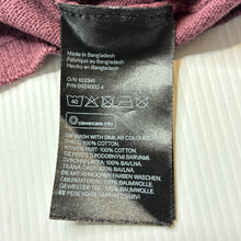 Load image into Gallery viewer, Girls H&amp;M, broderie trim knitted cotton top / sweater, FUC, size 1,  