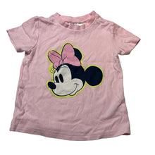 Load image into Gallery viewer, Girls Disney, Minnie Mouse soft cotton tee / top, GUC, size 2,  
