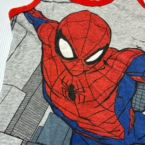 Boys Marvel, Spiderman stretchy singlet top, FUC, size 3-4,  