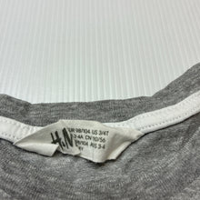Load image into Gallery viewer, Boys H&amp;M, grey marle tee / top, dinosaur, GUC, size 3-4,  