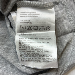 Boys H&M, grey marle tee / top, dinosaur, GUC, size 3-4,  