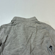 Load image into Gallery viewer, Boys Zara, grey cotton long sleeve polo top, EUC, size 2,  