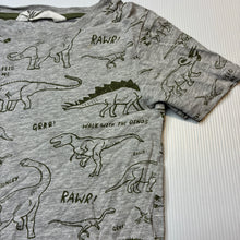 Load image into Gallery viewer, Boys H&amp;M, lightweight tee / top, dinosaurs, FUC, size 5-6,  