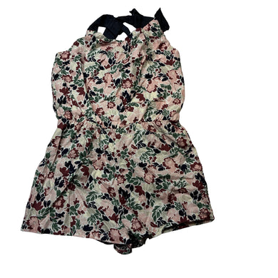 Girls Tommy Bahama, lightweight floral cotton summer playsuit, GUC, size 4,  