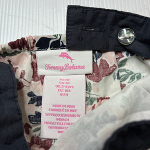 Girls Tommy Bahama, lightweight floral cotton summer playsuit, GUC, size 4,  