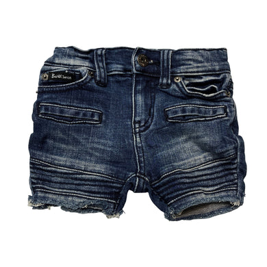 Unisex Bardot Junior, stretch denim shorts, adjustable, GUC, size 00,  