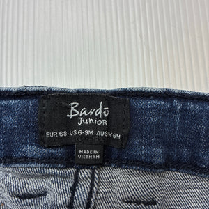 Unisex Bardot Junior, stretch denim shorts, adjustable, GUC, size 00,  