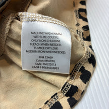Load image into Gallery viewer, Girls FADED GLORY, leopard print halter-neck summer top, EUC, size 000,  