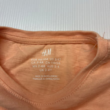 Load image into Gallery viewer, Girls H&amp;M, lightweight cotton tee / top, EUC, size 3-4,  