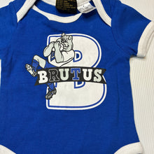 Load image into Gallery viewer, Unisex NRL Supporter, Bulldogs cotton bodysuit / romper, NEW, size 000,  