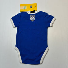 Load image into Gallery viewer, Unisex NRL Supporter, Bulldogs cotton bodysuit / romper, NEW, size 000,  