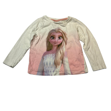 Girls Disney, Frozen Elsa cotton long sleeve tee / top, EUC, size 2,  