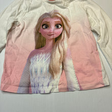 Load image into Gallery viewer, Girls Disney, Frozen Elsa cotton long sleeve tee / top, EUC, size 2,  