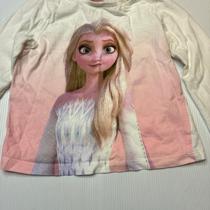 Girls Disney, Frozen Elsa cotton long sleeve tee / top, EUC, size 2,  