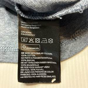 Boys H&M, soft feel organic cotton henley tee / top, EUC, size 2,  