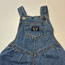 Load image into Gallery viewer, Boys ANIMAL CRACKERS, blue denim overalls / shortalls, GUC, size 1,  