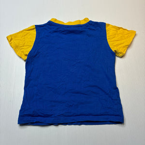 Unisex NRL Supporter, Parramatta Eels cotton tee / top, GUC, size 2,  
