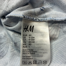Load image into Gallery viewer, Girls H&amp;M, striped cotton summer dress, butterflies, EUC, size 1, L: 43cm