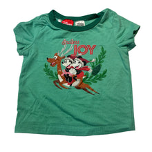 Load image into Gallery viewer, Unisex Disney, Mickey &amp; Minnie Mouse Christmas tee / top, FUC, size 0,  