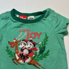 Load image into Gallery viewer, Unisex Disney, Mickey &amp; Minnie Mouse Christmas tee / top, FUC, size 0,  