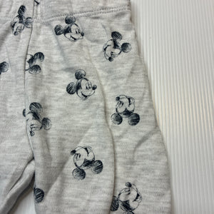 Unisex Disney, Mickey Mouse soft feel leggings / bottoms, EUC, size 000,  