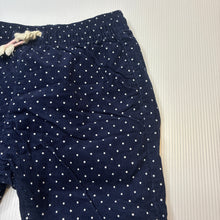 Load image into Gallery viewer, Girls H&amp;M, lined corduroy cotton pants, elasticated, Inside leg: 26.5cm, EUC, size 1,  