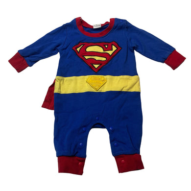 Boys BAILIWEINI, Superman romper, detachable cape, GUC, size 00,  