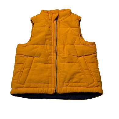 Boys Seed, yellow puffer vest / sleeveless jacket, EUC, size 000-00,  