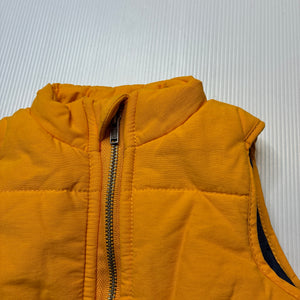 Boys Seed, yellow puffer vest / sleeveless jacket, EUC, size 000-00,  