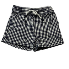 Load image into Gallery viewer, Unisex Seed, checked stretch cotton shorts, elasticated, EUC, size 00,  