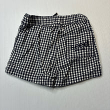 Load image into Gallery viewer, Unisex Seed, checked stretch cotton shorts, elasticated, EUC, size 00,  