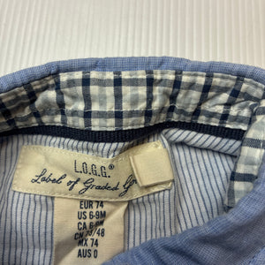 Boys H&M, lightweight cotton long sleeve shirt, EUC, size 0,  