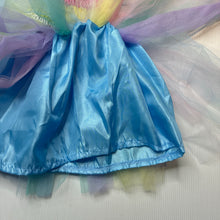 Load image into Gallery viewer, Girls Fairy Girls, rainbow stripe tulle fairy dress, Sz: XS, EUC, size 0-1, L: 43cm