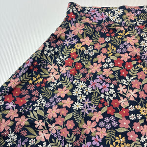 Girls Anko, floral skirt, built-in shorts, elasticated, EUC, size 8,  